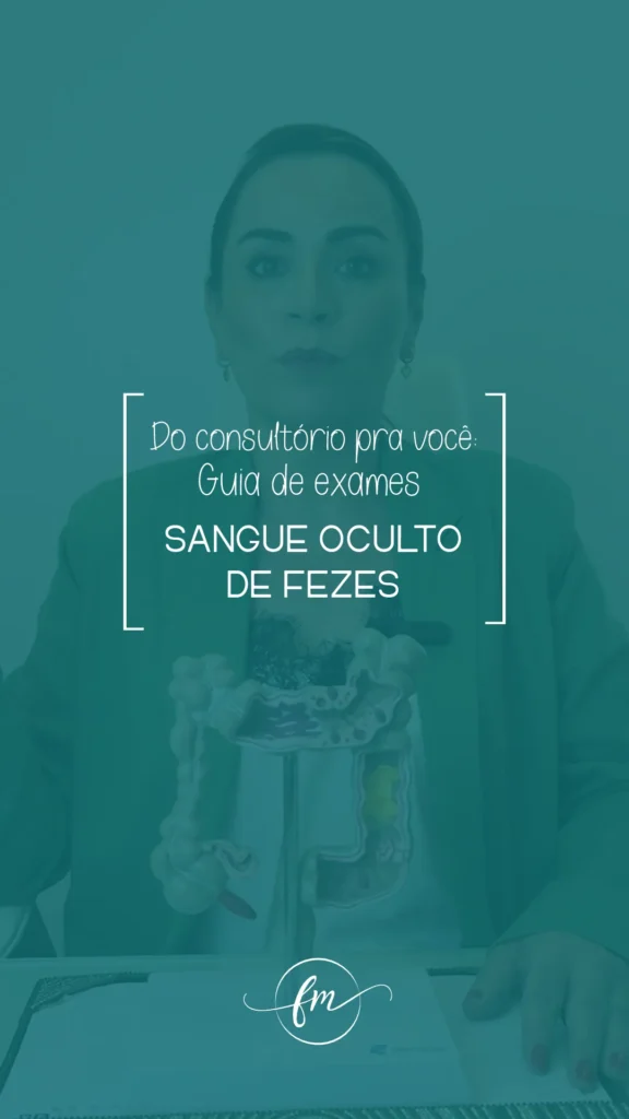 Sangue oculto nas fezes