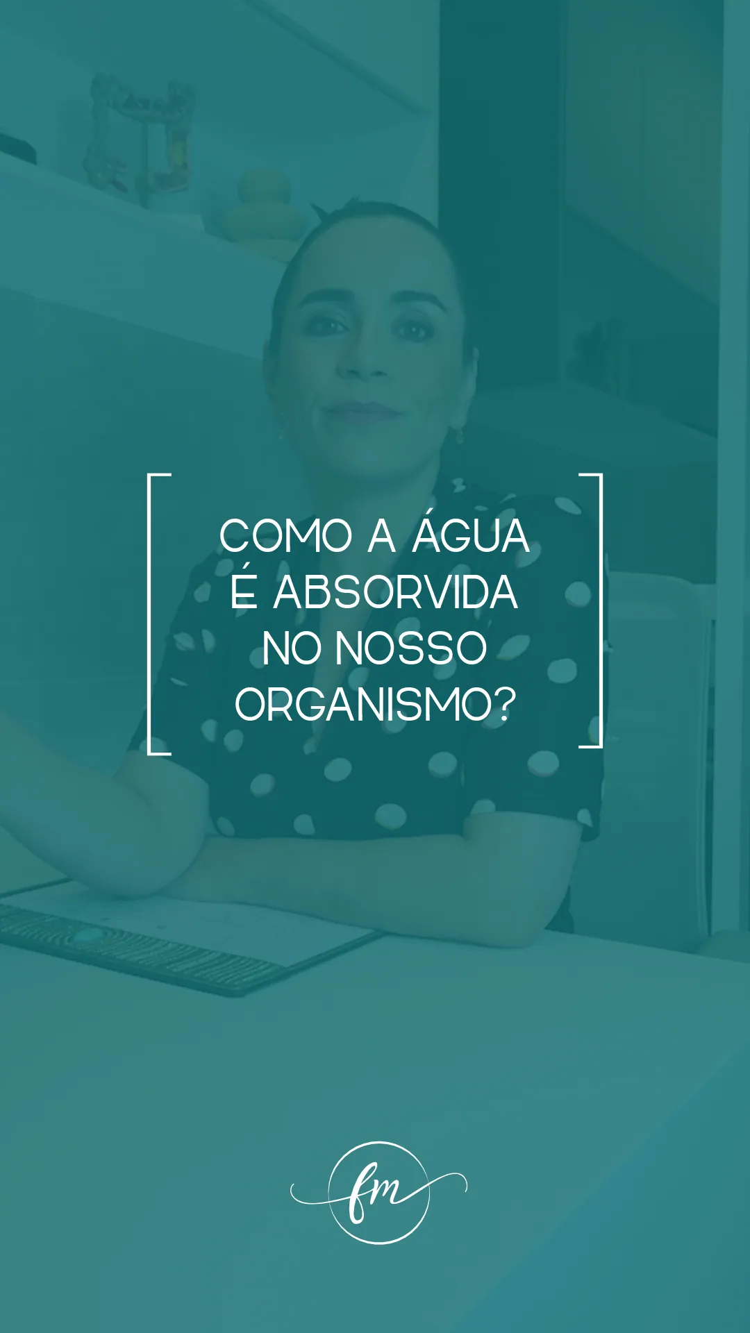 Você sabe como a água é absorvida pelo organismo?