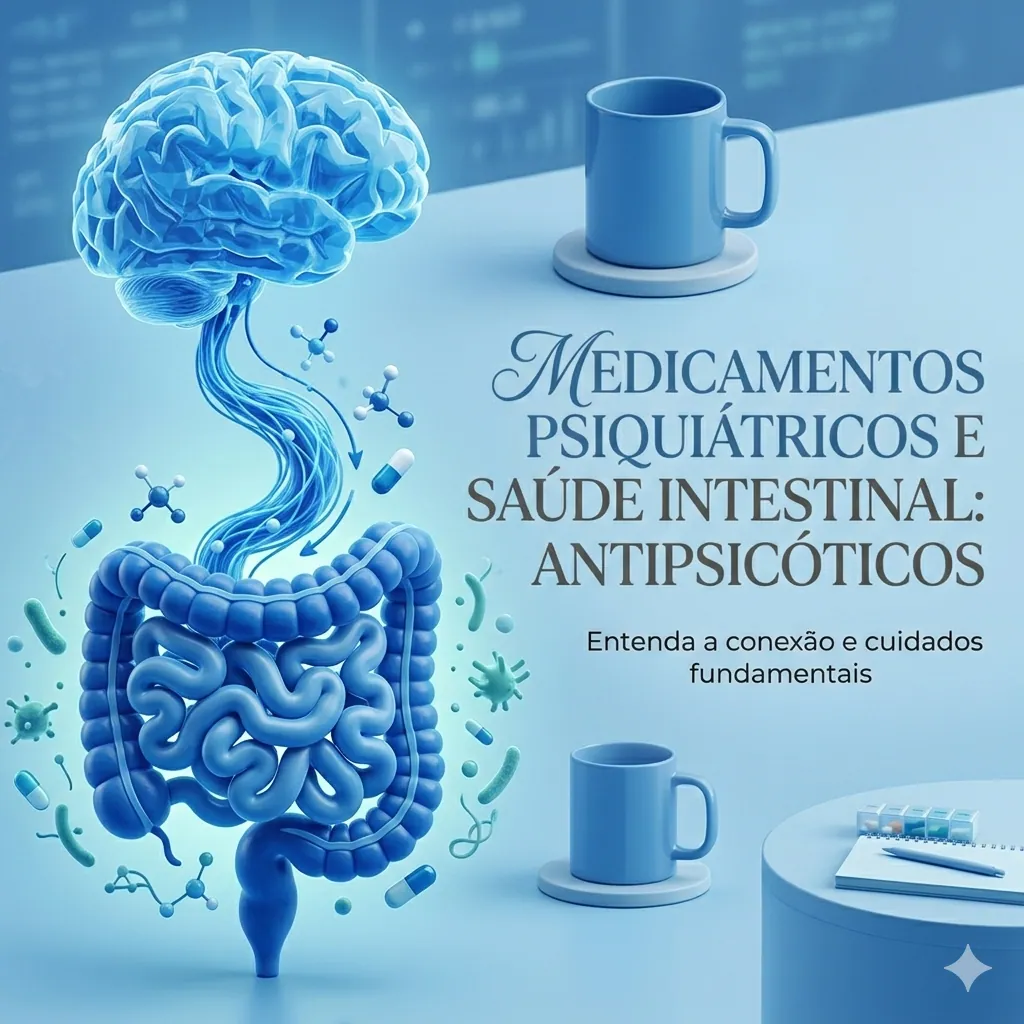 Medicamentos psiquiátricos e saúde intestinal: antipsicóticos