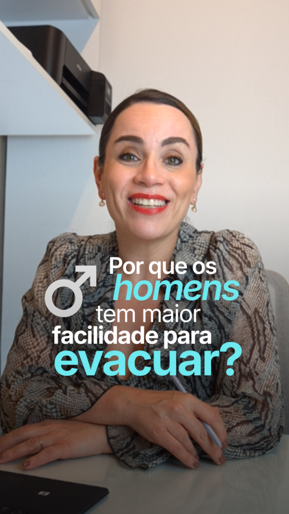 Por que homens tem maior facilidade em evacuar?